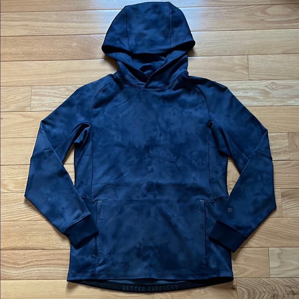 Lululemon Textured Tech Hoodie *Diamond Dye Iron Blue True Navy